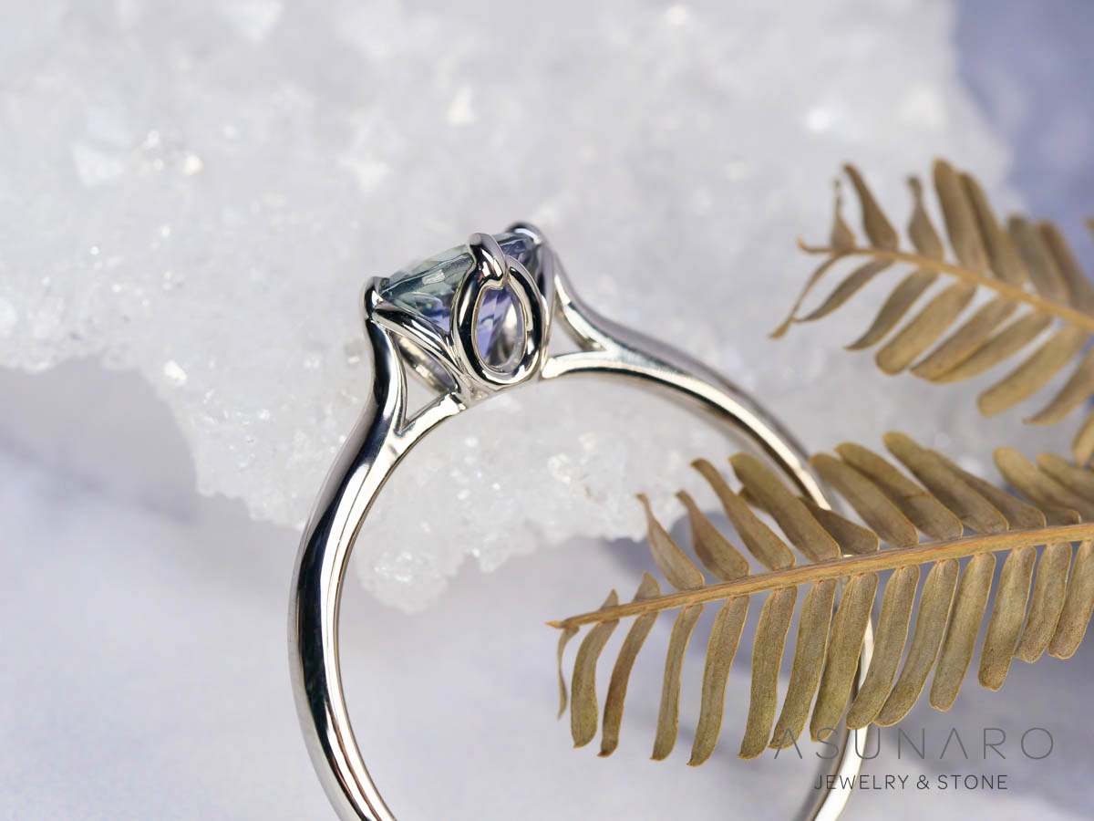 【お仕立て用】空枠番号：ASU-14　ダイヤなし　リング枠【オーダージュエリー用】