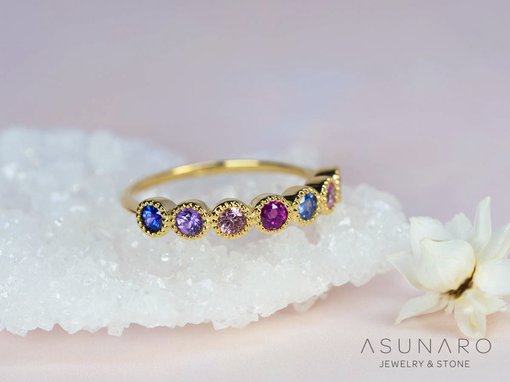 【お仕立て用】空枠番号：S240A　3mm用　リング枠　ハーフエタニティ【オーダージュエリー用】hpv