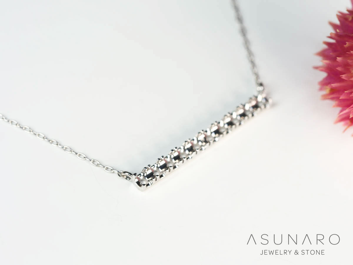 【お仕立て用】空枠番号：S230A　両吊りネックレス　ペンダントトップ枠【オーダージュエリー用】