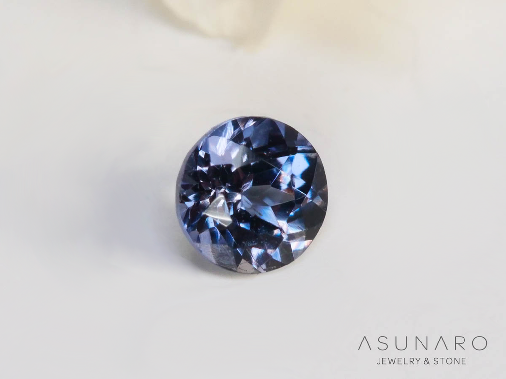 ベキリーブルーガーネット　ラウンドカット　 マダガスカル産　0.12ct【250311-2908】