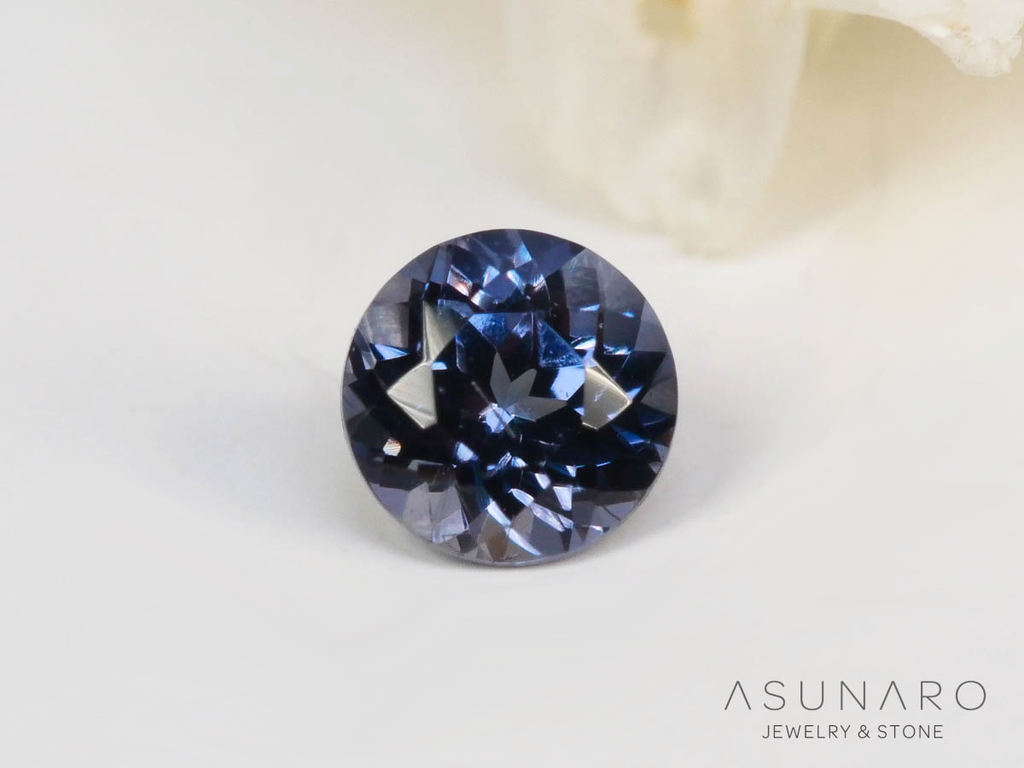 ベキリーブルーガーネット　ラウンドカット　 マダガスカル産　0.12ct【250311-2908】