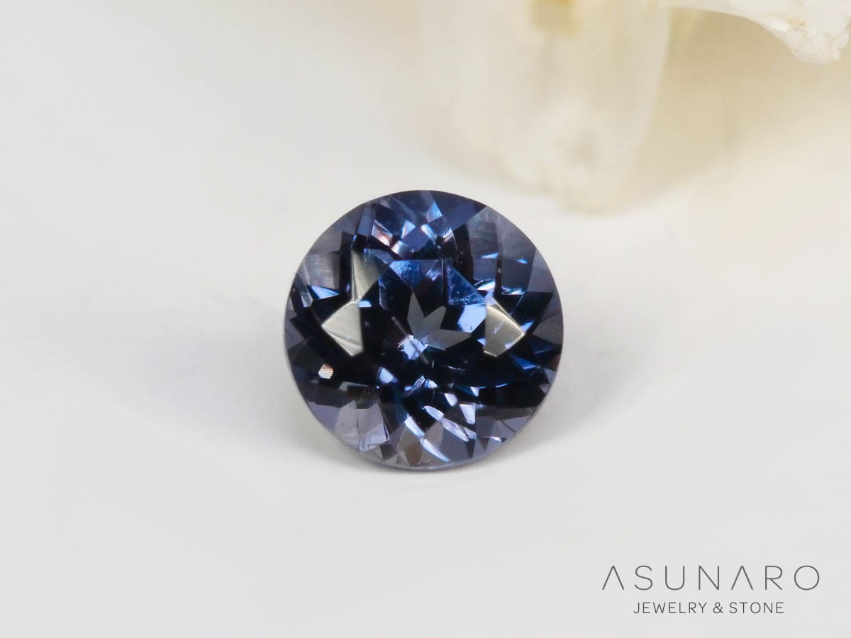 ベキリーブルーガーネット　ラウンドカット　 マダガスカル産　0.12ct【250311-2908】