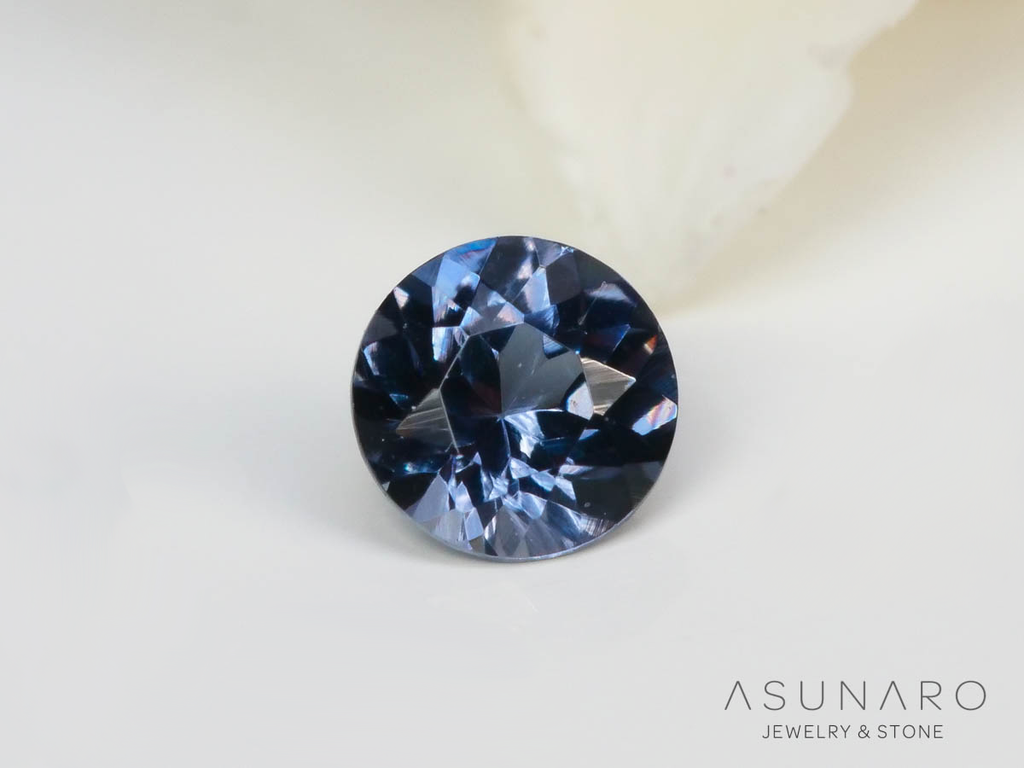 ベキリーブルーガーネット　ラウンドカット　 マダガスカル産　0.09ct【250311-2909】