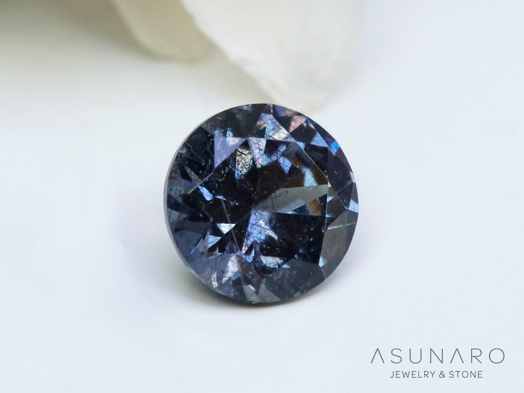 ベキリーブルーガーネット　ラウンドカット　 マダガスカル産　0.22ct【250311-2911】