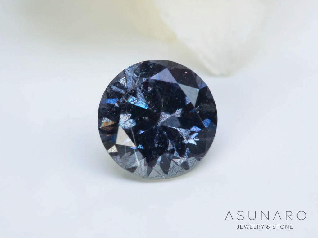 ベキリーブルーガーネット　ラウンドカット　 マダガスカル産　0.22ct【250311-2911】