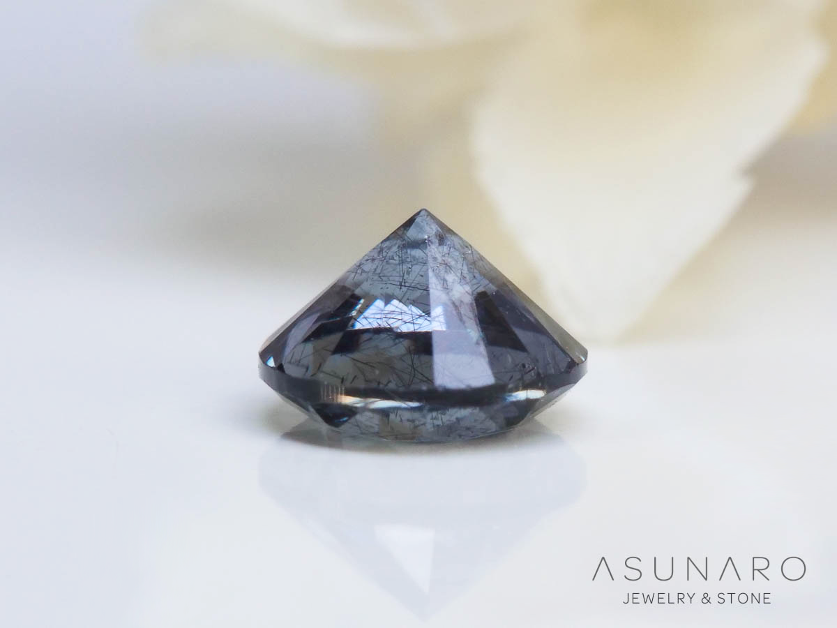 ベキリーブルーガーネット　ラウンドカット　 マダガスカル産　0.22ct【250311-2911】