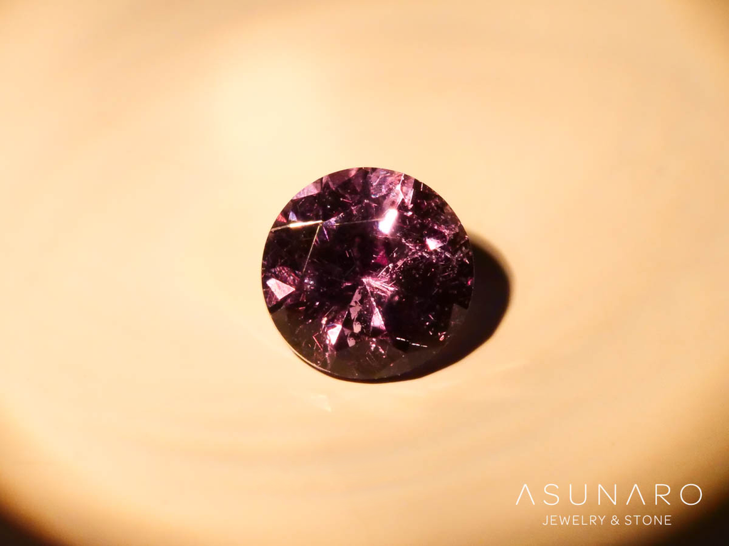 ベキリーブルーガーネット　ラウンドカット　 マダガスカル産　0.22ct【250311-2911】