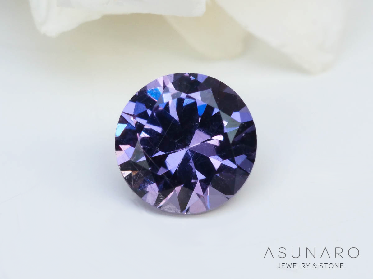 ベキリーブルーガーネット　ラウンドカット　 マダガスカル産　0.24ct【250311-2912】