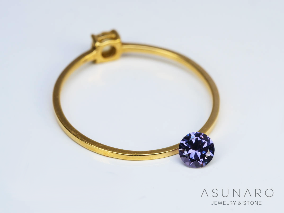 ベキリーブルーガーネット　ラウンドカット　 マダガスカル産　0.24ct【250311-2912】