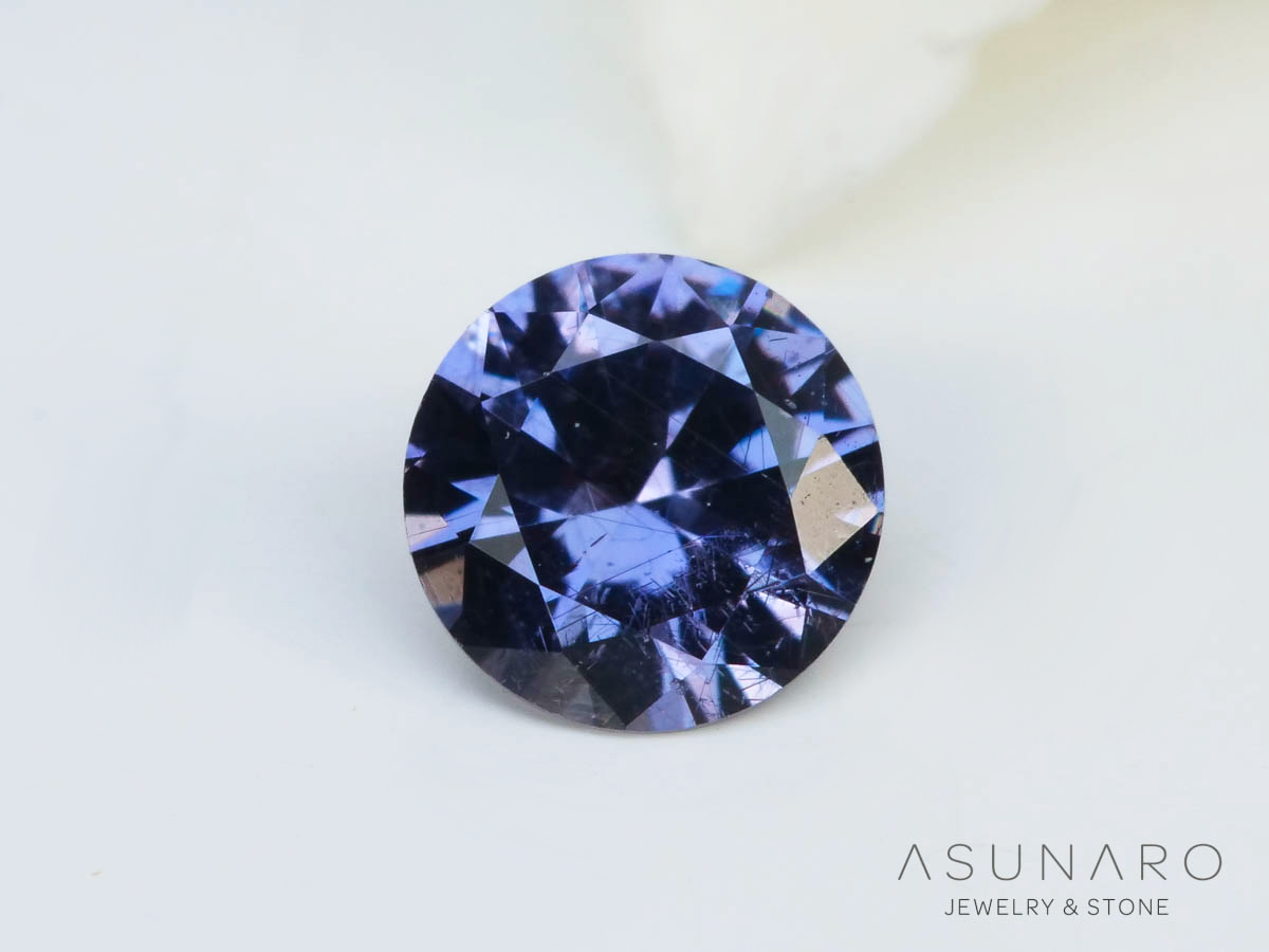 ベキリーブルーガーネット　ラウンドカット　 マダガスカル産　0.19ct【250311-2913】