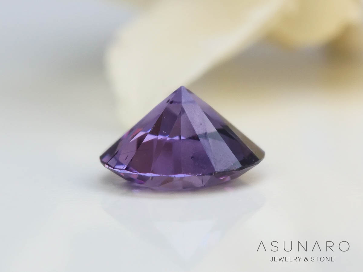 ベキリーブルーガーネット　ラウンドカット　 マダガスカル産　0.19ct【250311-2914】