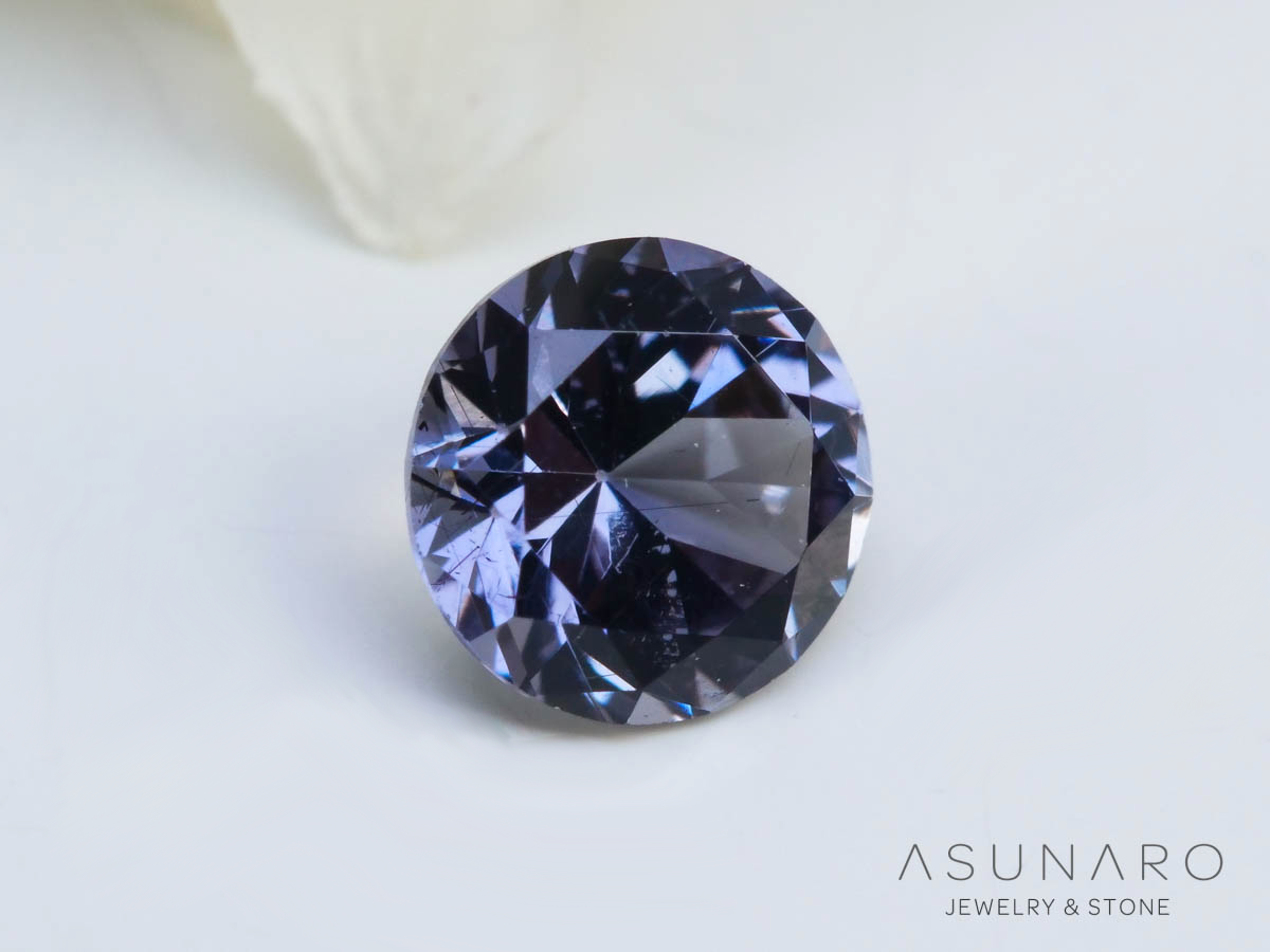 ベキリーブルーガーネット　ラウンドカット　 マダガスカル産　0.25ct【250311-2915】