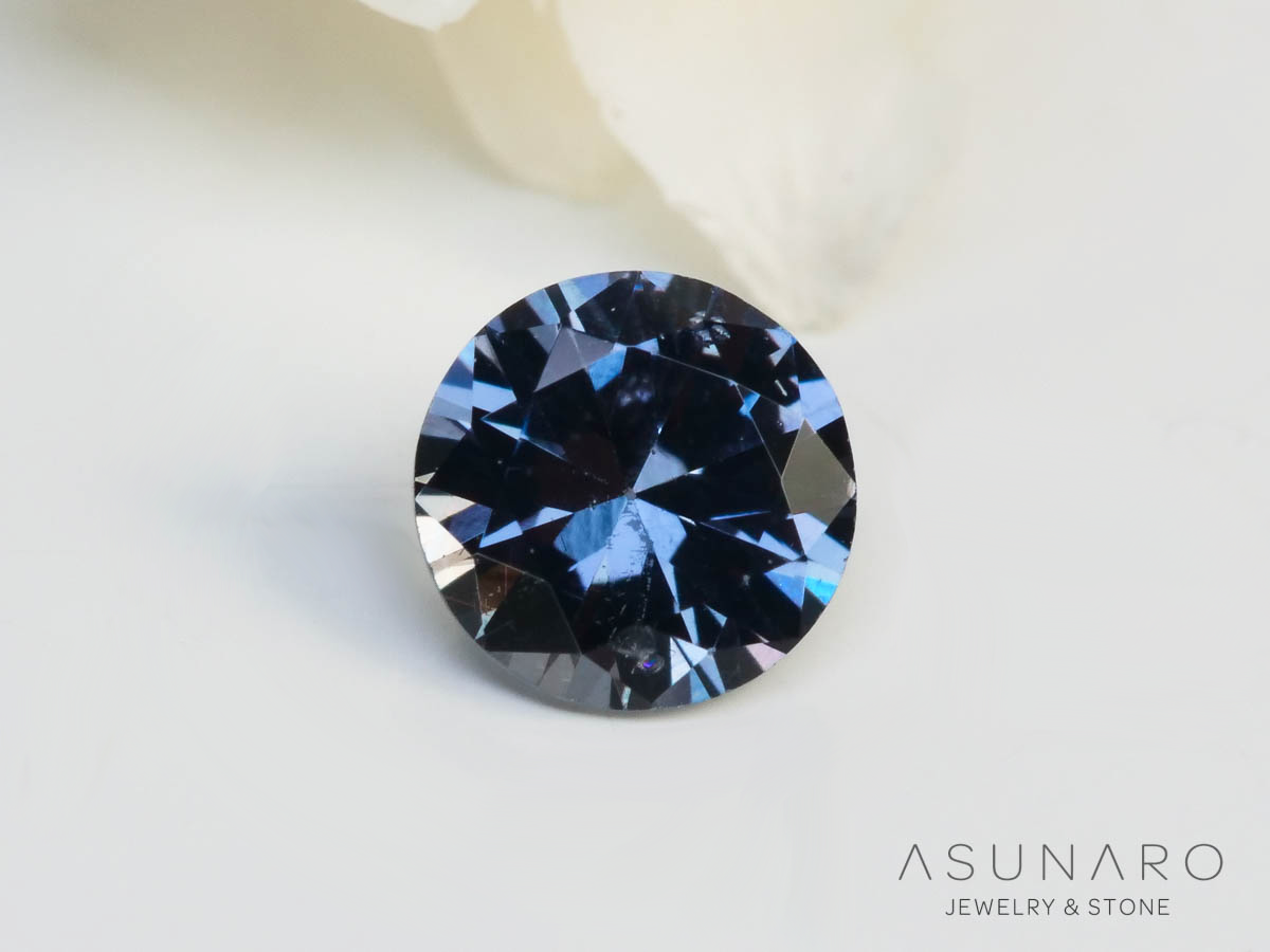 ベキリーブルーガーネット ラウンドカット マダガスカル産 0.22ct