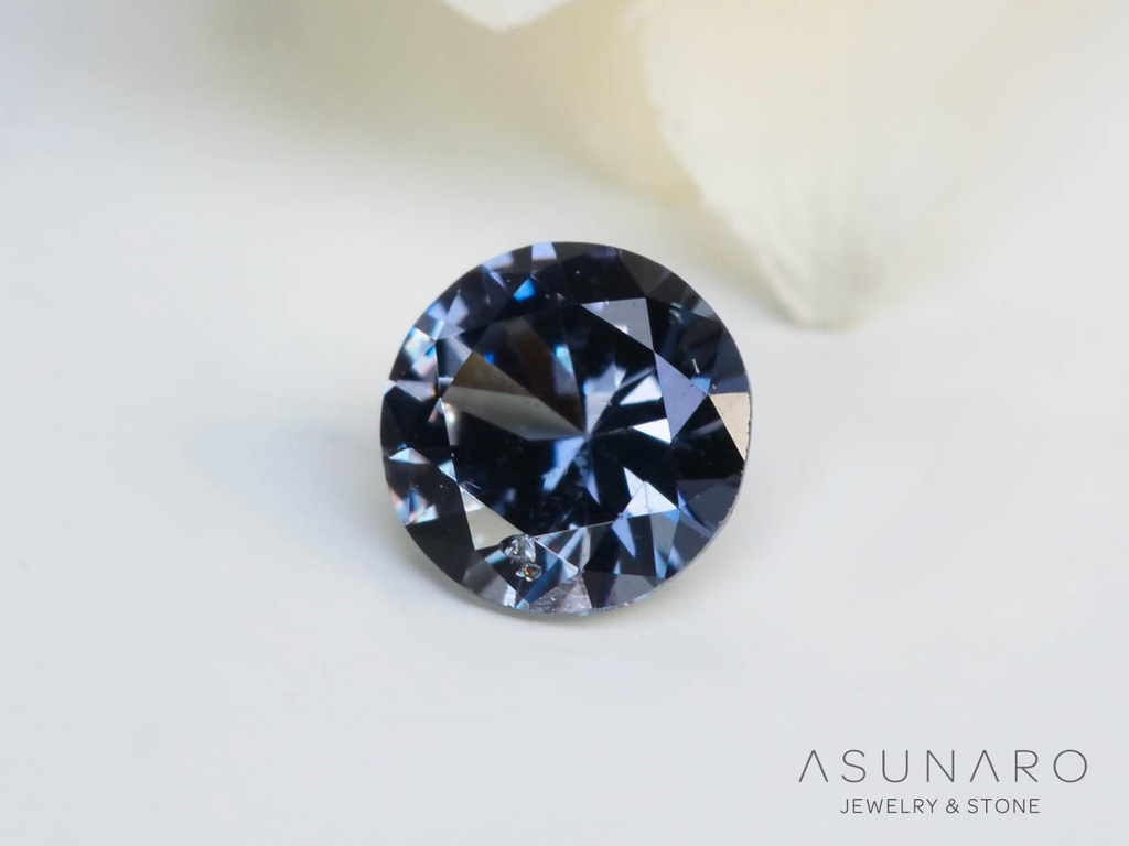 ベキリーブルーガーネット　ラウンドカット　 マダガスカル産　0.22ct【250311-2916】