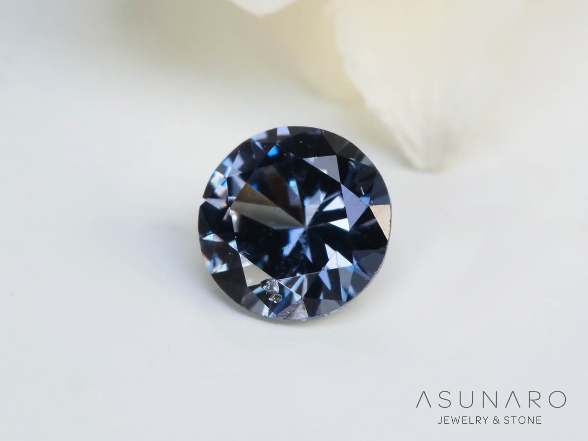 ベキリーブルーガーネット　ラウンドカット　 マダガスカル産　0.22ct【250311-2916】