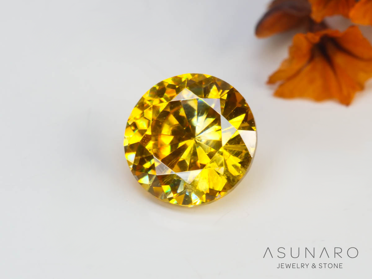 スファレライト ラウンドカット スペイン産 0.80ct【250324-2921】