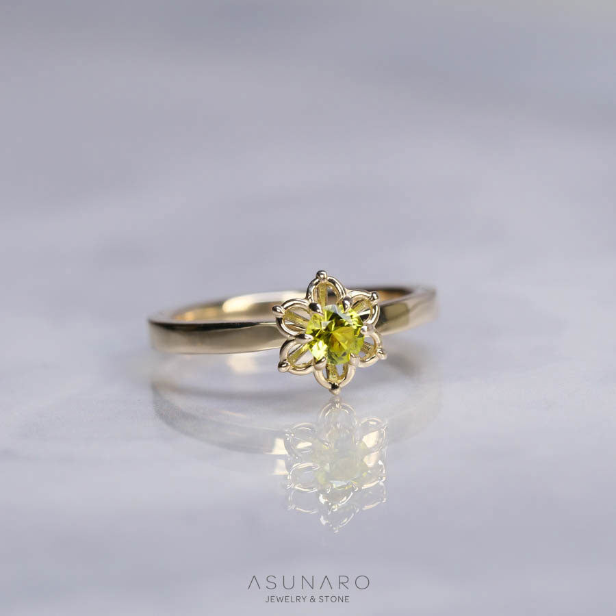 【お仕立て用】空枠番号：ASU-9　ダイヤなし　リング枠【オーダージュエリー用】