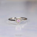 【お仕立て用】空枠番号：ASU-19　3mm用　リング枠　取り巻き【オーダージュエリー用】