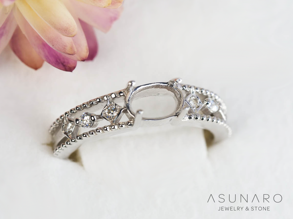 【お仕立て用】空枠番号：5310I　リング枠【オーダージュエリー用】