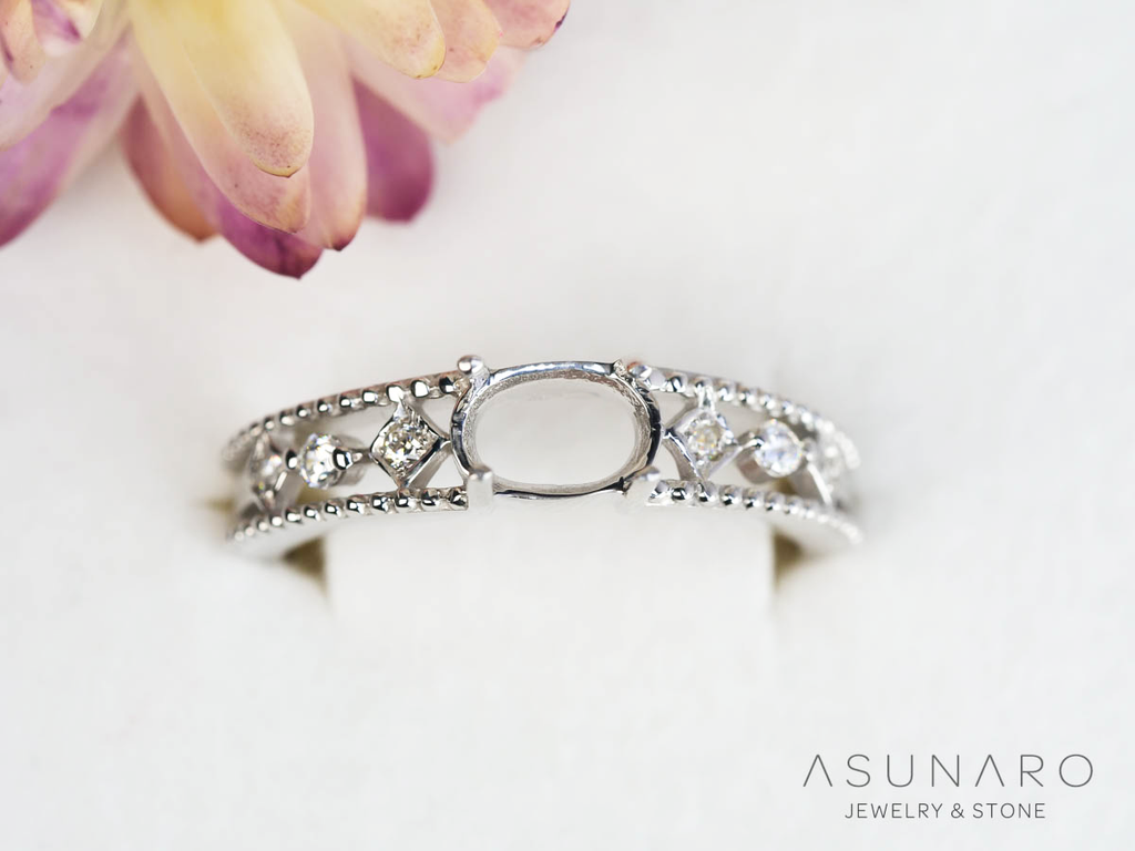 【お仕立て用】空枠番号：5310I　リング枠【オーダージュエリー用】