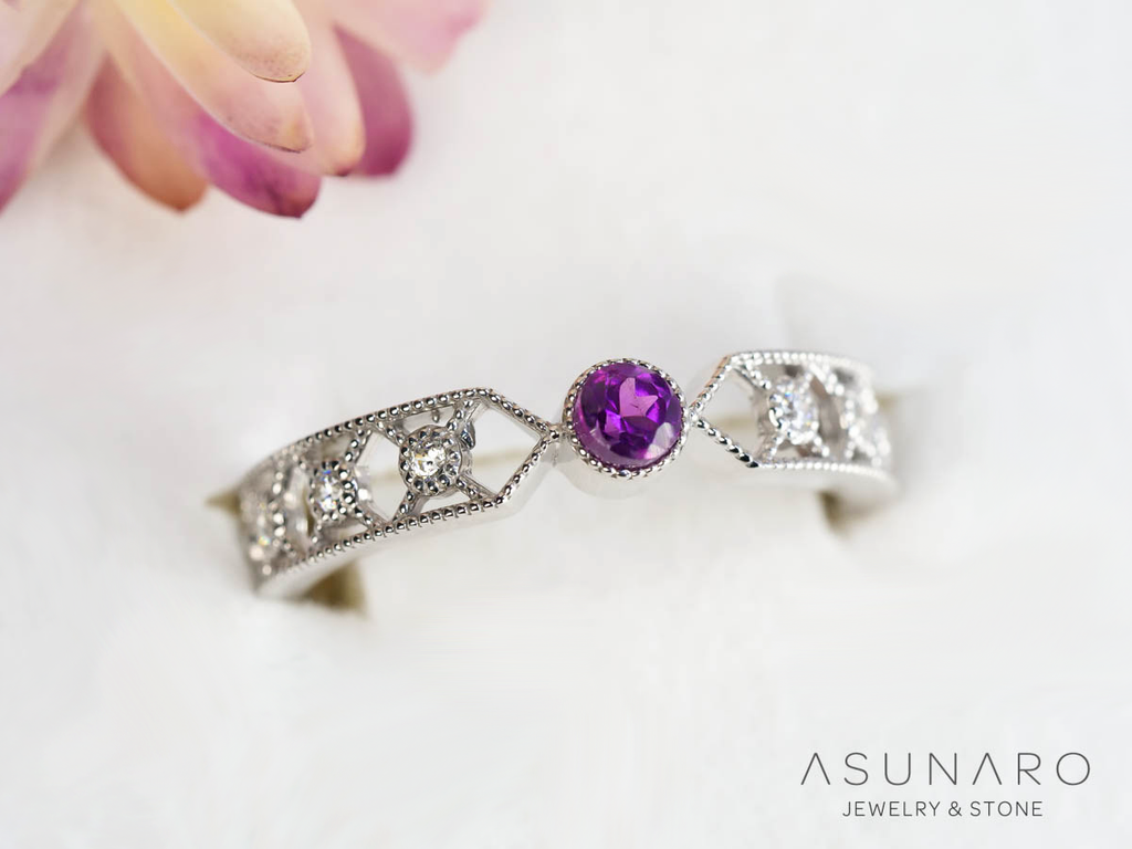 【お仕立て用】空枠番号：3517C　リング枠【オーダージュエリー用】