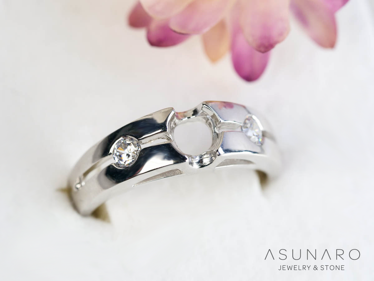 【お仕立て用】空枠番号：5411I　リング枠【オーダージュエリー用】