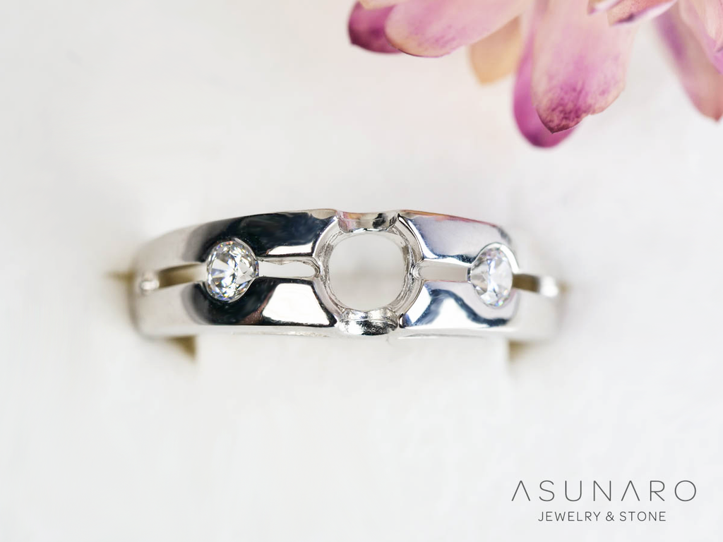 【お仕立て用】空枠番号：5411I　リング枠【オーダージュエリー用】