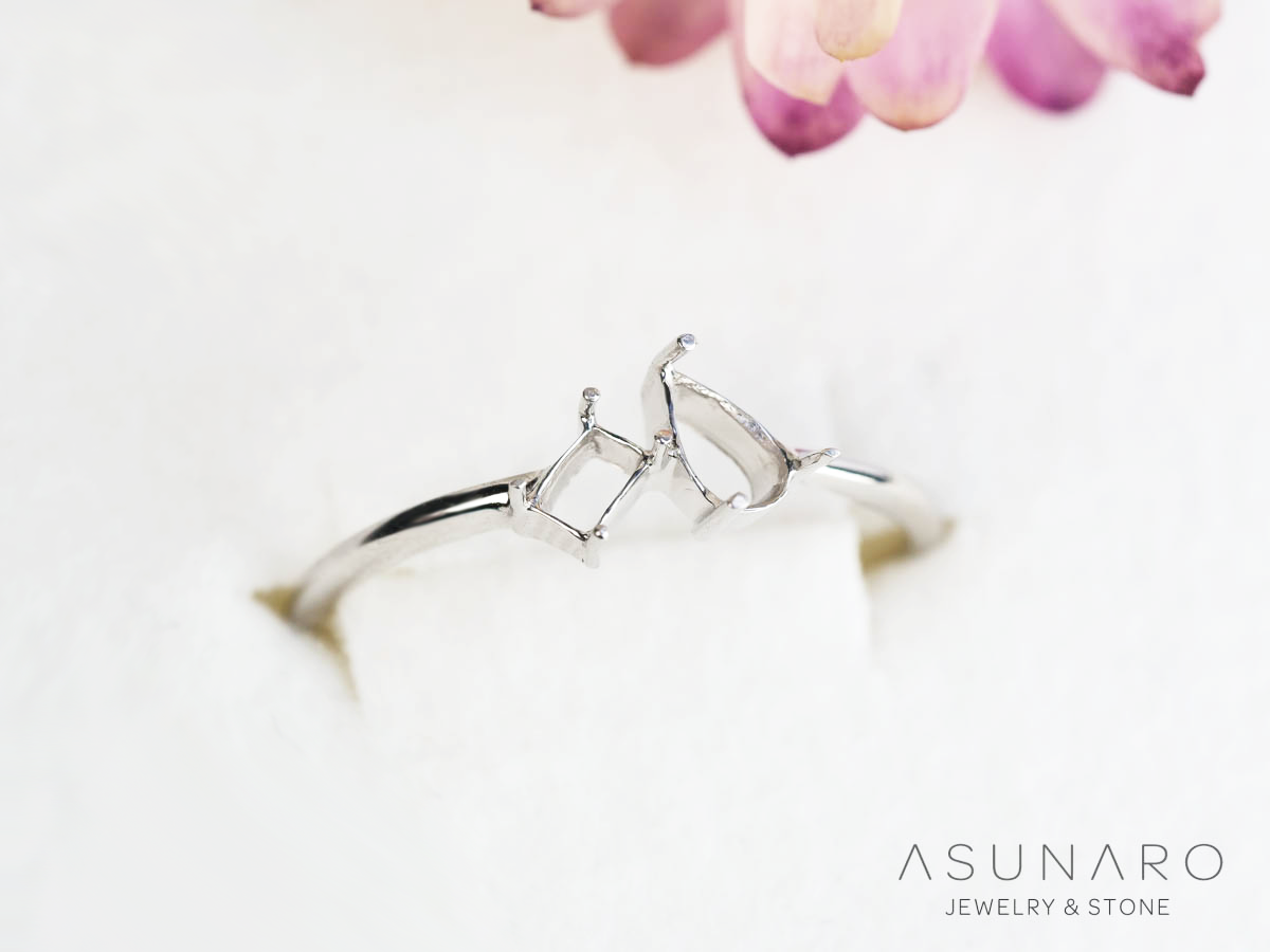 空枠リング ダイヤなし. – ASUNARO STONE