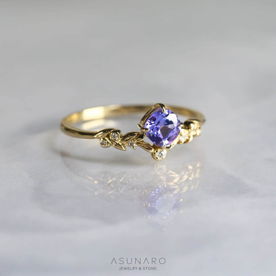 【お仕立て用】空枠番号：S85A　リング枠　V字枠【オーダージュエリー用】