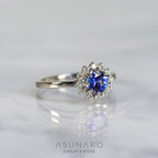 【お仕立て用】空枠番号：ASU-16　4-5mm用　リング枠　取り巻き【オーダージュエリー用】