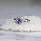 【お仕立て用】空枠番号：ASU-16　4-5mm用　リング枠　取り巻き【オーダージュエリー用】