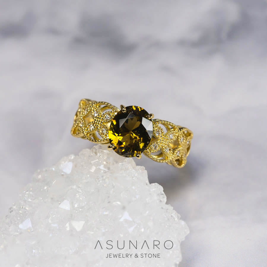 【お仕立て用】空枠番号：3512C　リング枠【オーダージュエリー用】