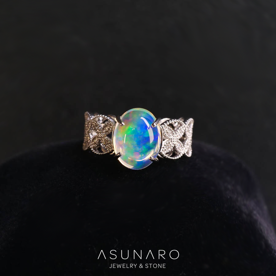 【お仕立て用】空枠番号：3512C　リング枠【オーダージュエリー用】