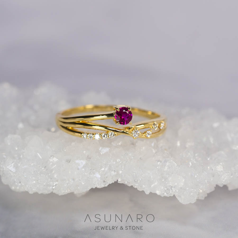 【お仕立て用】空枠番号：S91A　リング枠【オーダージュエリー用】