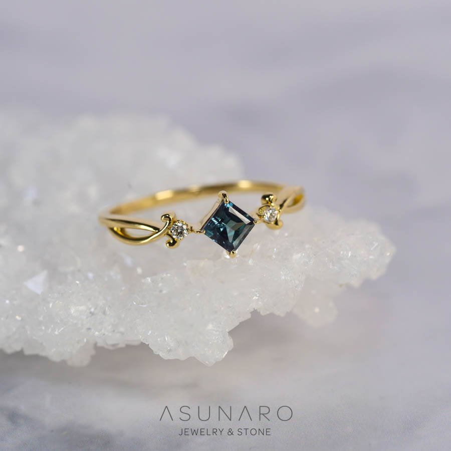 【お仕立て用】空枠番号：4042C　リング枠【オーダージュエリー用】