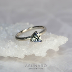 【お仕立て用】空枠番号：ASU-22　ダイヤなし　リング枠【オーダージュエリー用】