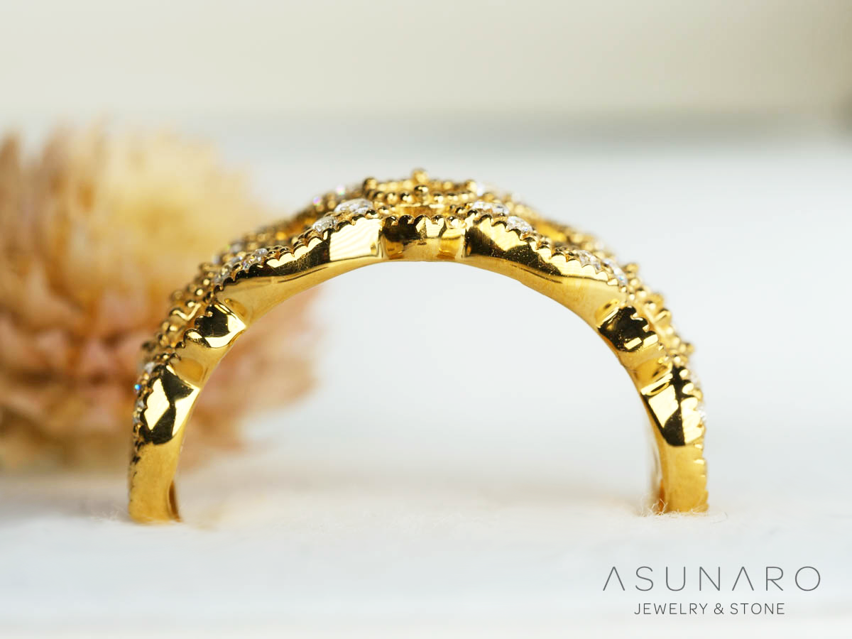 【お仕立て用】空枠番号：S274A　リング枠【オーダージュエリー用】