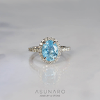 【お仕立て用】空枠番号：S278A　8×10mm用　リング枠　取り巻き【オーダージュエリー用】