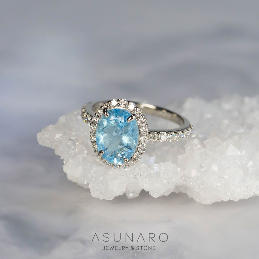 【お仕立て用】空枠番号：S278A　8×10mm用　リング枠　取り巻き【オーダージュエリー用】