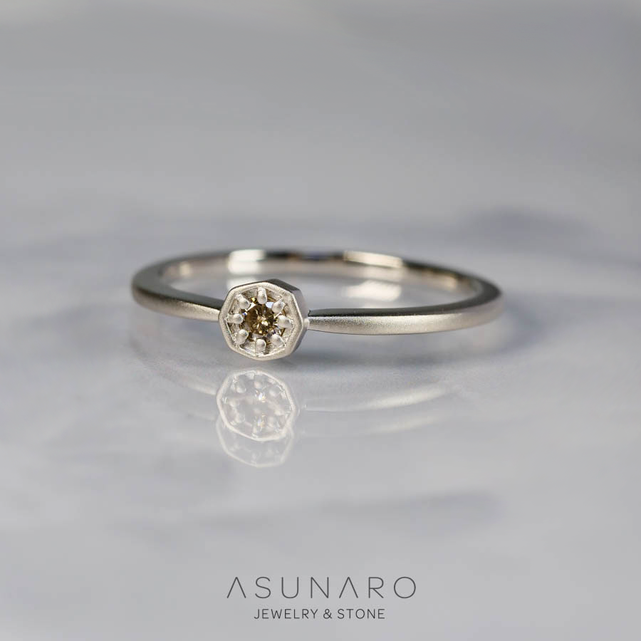 【お仕立て用】空枠番号：S2A リング枠　ダイヤなし【オーダージュエリー用】