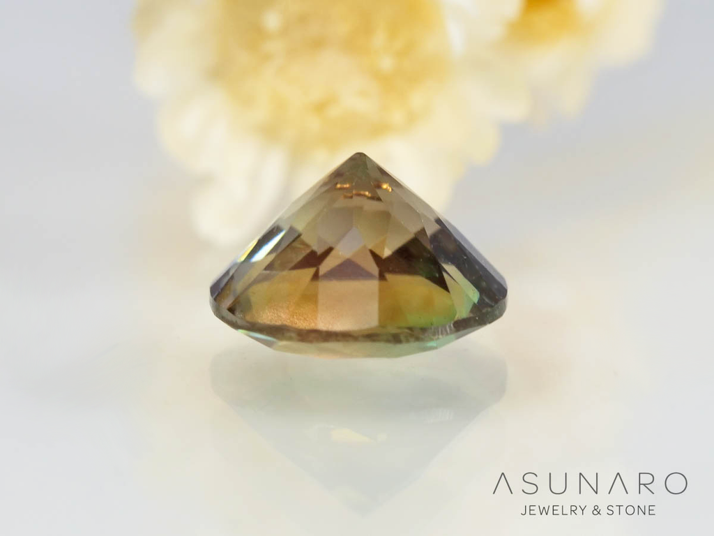 オレゴンサンストーン  ラウンドカット　 アメリカ産 　1.81ct【250501-2954】