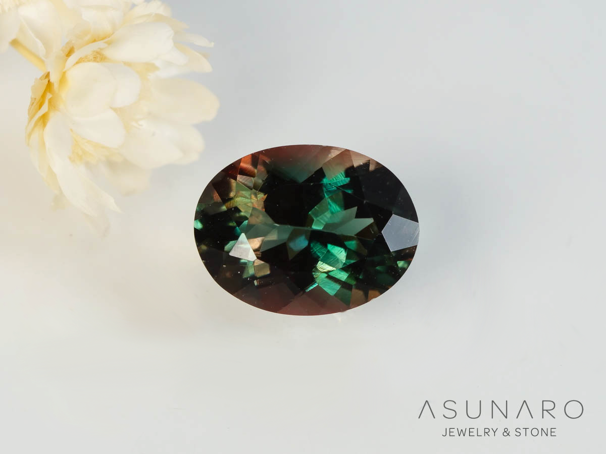 オレゴンサンストーン  オーバルカット　 アメリカ産 　1.56ct【250501-2956】