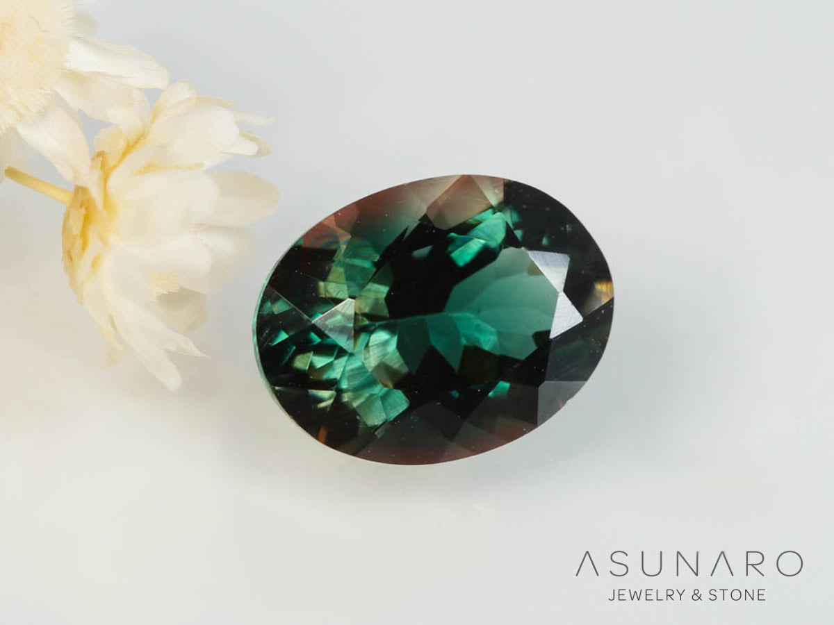 オレゴンサンストーン  オーバルカット　 アメリカ産 　1.56ct【250501-2956】