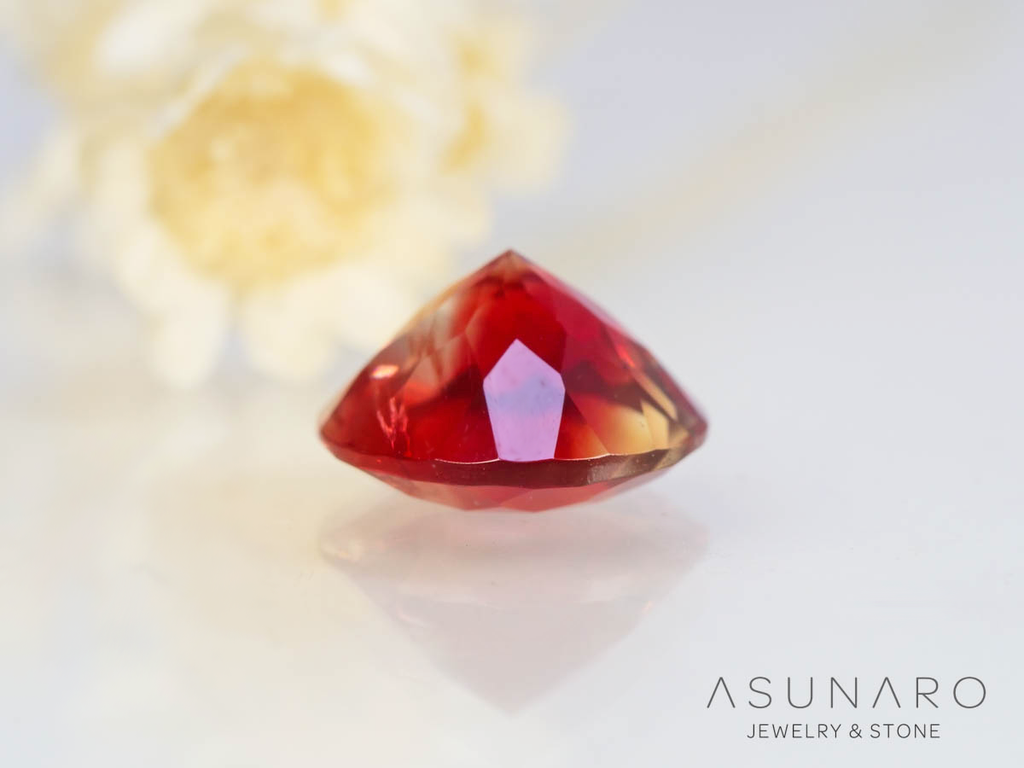 オレゴンサンストーン  ラウンドカット　 アメリカ産 　2.43ct【250501-2959】