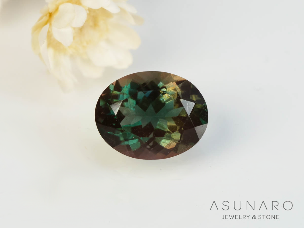 オレゴンサンストーン  オーバルカット　 アメリカ産 　1.80ct【250501-2960】