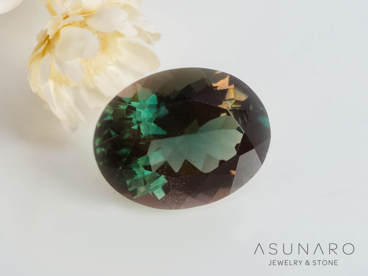 オレゴンサンストーン  オーバルカット　 アメリカ産 　1.80ct【250501-2960】