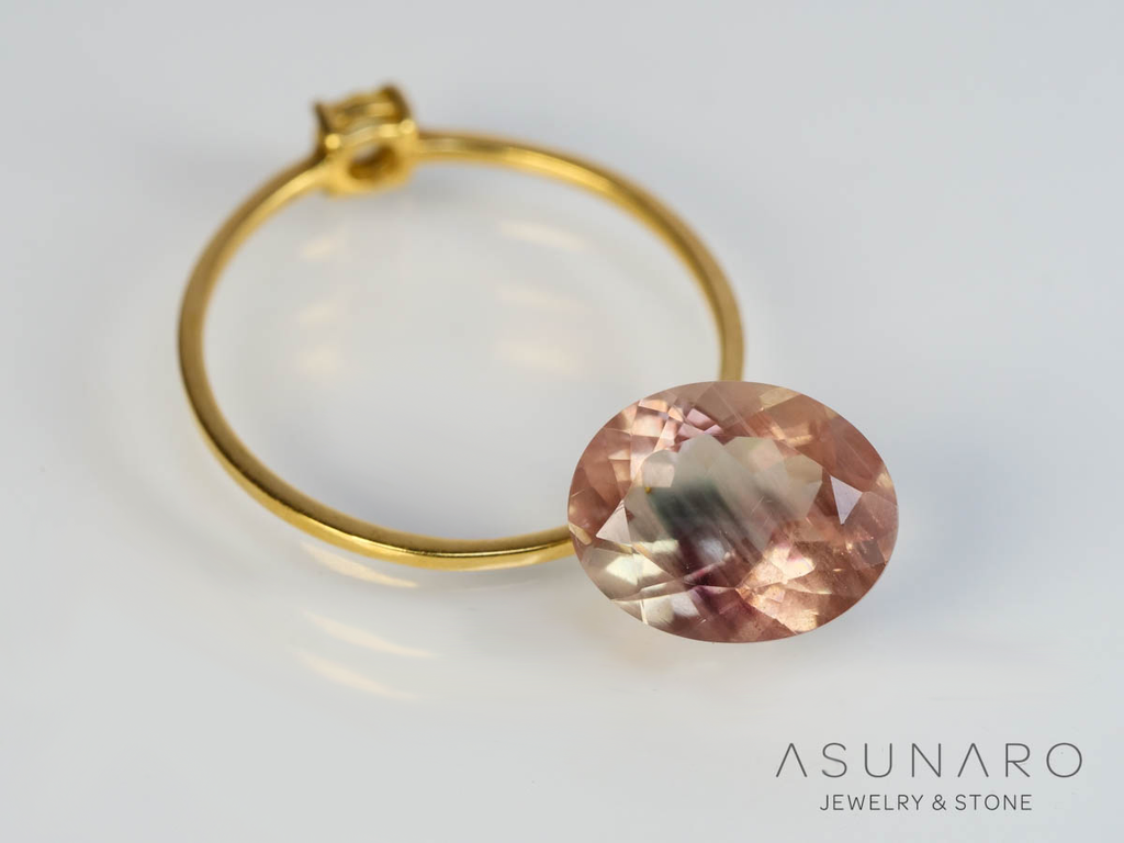 オレゴンサンストーン  オーバルカット　 アメリカ産 　2.32ct【250501-2962】