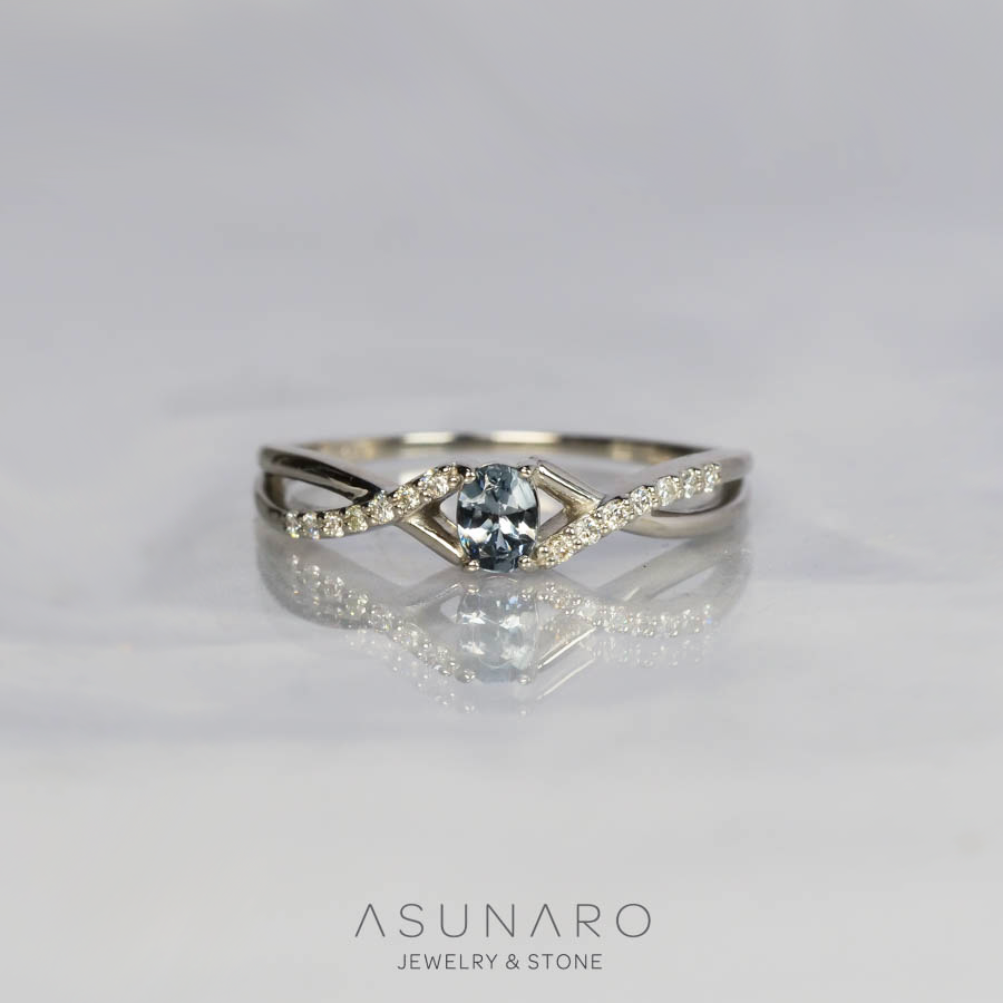 【お仕立て用】空枠番号：4606C リング枠【オーダージュエリー用】