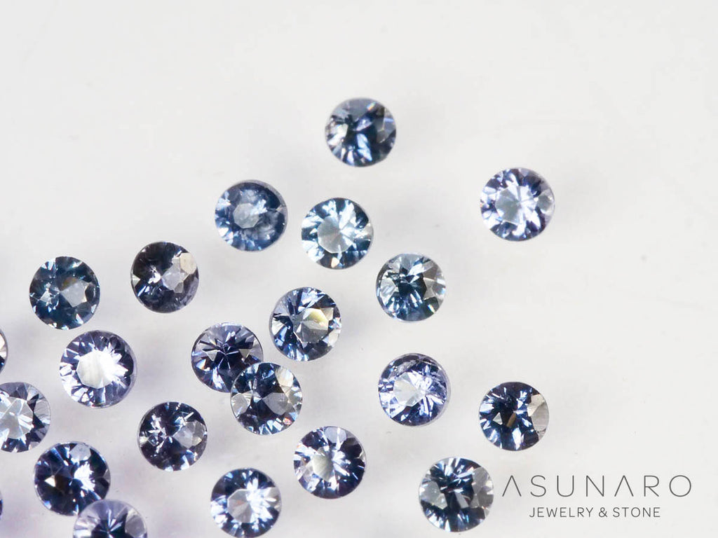 【4時間限定ゲリラ販売】ベキリーブルーガーネット（カラーチェンジガーネット）　マダガスカル産 2.5mm【ltd2505012】特別販売
