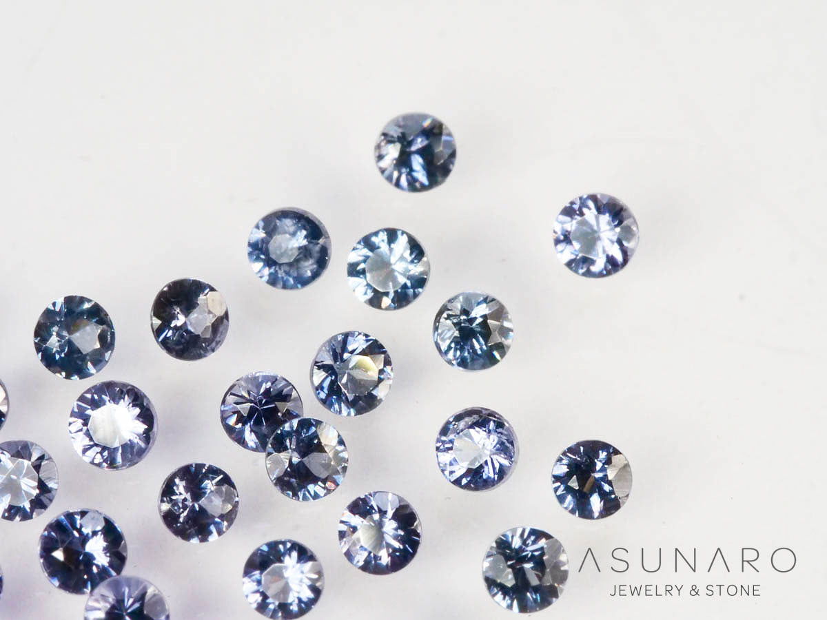 【4時間限定ゲリラ販売】ベキリーブルーガーネット（カラーチェンジガーネット）　マダガスカル産 2.5mm【ltd2505012】特別販売